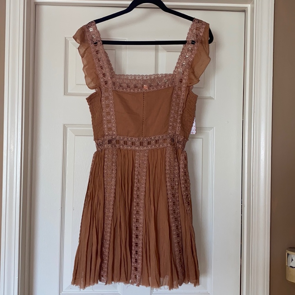 Orange/Camel Verona Free People Dress